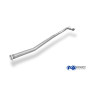 Tube de remplacement de silencieux avant (Ø63.5mm) sport 100% inox FOX EXHAUST SYSTEMS pour AUDI URQUATTRO