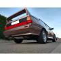 Silencieux arrière (Ø70mm) sport 100% inox 2x76mm type 10 FOX EXHAUST SYSTEMS pour AUDI URQUATTRO
