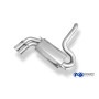 Silencieux arrière (Ø70mm) sport 100% inox 2x76mm type 10 FOX EXHAUST SYSTEMS pour AUDI URQUATTRO