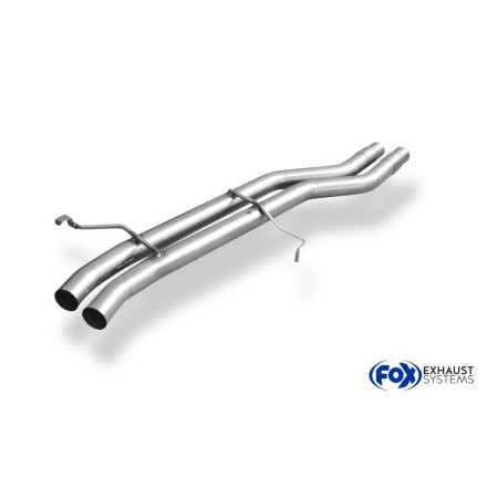 Tube de remplacement de silencieux avant sport 100% inox FOX EXHAUST SYSTEMS pour AUDI V8 TYPE D11