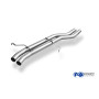 Tube de remplacement de silencieux avant sport 100% inox FOX EXHAUST SYSTEMS pour AUDI V8 TYPE D11