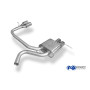 Silencieux arrière duplex sport 100% inox 2x76mm type 13 FOX EXHAUST SYSTEMS pour BMW 118D/120D TYPE E87