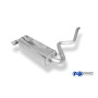 Silencieux arrière sport 100% inox 1x76mm type 16 FOX EXHAUST SYSTEMS pour BMW 114i/116i TYPE F20/F21