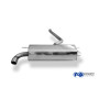 Silencieux arrière sport 100% inox 1x76mm type 16 FOX EXHAUST SYSTEMS pour BMW 114i/116i TYPE F20/F21