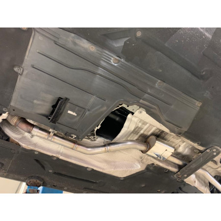 Silencieux avant sport 100% inox FOX EXHAUST SYSTEMS pour BMW 116i TYPE F20/F21