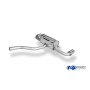 Silencieux arrière duplex sport 100% inox 1x90mm type 25 FOX EXHAUST SYSTEMS pour BMW 120D TYPE F20/F21
