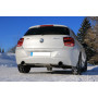 Silencieux arrière duplex (Ø80mm) sport 100% inox 1x100mm type 10 FOX EXHAUST SYSTEMS pour BMW 120D TYPE F20/F21