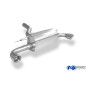 Silencieux arrière duplex (Ø80mm) sport 100% inox 1x90mm type 25 FOX EXHAUST SYSTEMS pour BMW 120D TYPE F20/F21