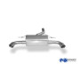 Silencieux arrière duplex (Ø80mm) sport 100% inox 1x90mm type 25 FOX EXHAUST SYSTEMS pour BMW 120D TYPE F20/F21