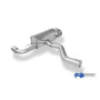Silencieux arrière duplex (Ø80mm) sport 100% inox 1x90mm type 25 FOX EXHAUST SYSTEMS pour BMW 120D TYPE F20/F21