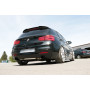 Silencieux arrière duplex sport 100% inox 1x100mm type 25 (émaillé noir) FOX EXHAUST SYSTEMS pour BMW 118i (FAP) TYPE F20/F21
