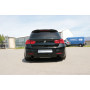 Silencieux arrière duplex sport 100% inox 1x100mm type 25 (émaillé noir) FOX EXHAUST SYSTEMS pour BMW 118i (FAP) TYPE F20/F21