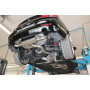 Silencieux arrière duplex sport 100% inox 1x100mm type 25 (émaillé noir) FOX EXHAUST SYSTEMS pour BMW 118i (FAP) TYPE F20/F21
