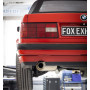 Silencieux arrière sport 100% inox 1x80mm type 25 FOX EXHAUST SYSTEMS pour BMW 316i/318i TYPE E30 (09/1987-)