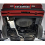 Silencieux arrière sport 100% inox 1x80mm type 25 FOX EXHAUST SYSTEMS pour BMW 316i/318i TYPE E30 (09/1987-)