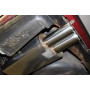 Silencieux arrière sport 100% inox 2x76mm type 10 FOX EXHAUST SYSTEMS pour BMW 320i/325i TYPE E30 (09/1987-)