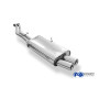Silencieux arrière sport 100% inox 2x76mm type 13 FOX EXHAUST SYSTEMS pour BMW 320i/325i TYPE E30 (09/1987-)