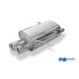 Silencieux arrière sport 100% inox 2x80mm type 13 FOX EXHAUST SYSTEMS pour BMW 316i/318ti COMPACT TYPE E36