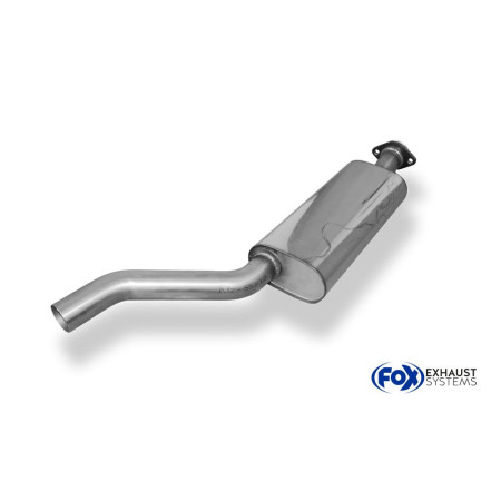 Silencieux avant sport 100% inox FOX EXHAUST SYSTEMS pour BMW 316i/318ti COMPACT TYPE E36