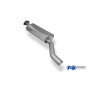 Silencieux avant sport 100% inox FOX EXHAUST SYSTEMS pour BMW 316i/318ti COMPACT TYPE E36