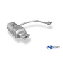 Silencieux arrière duplex sport 100% inox 1x135x80mm type 53 FOX EXHAUST SYSTEMS pour BMW 316/318/320/323/325/328 TYPE E36