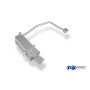 Silencieux arrière duplex sport 100% inox 1x135x80mm type 53 FOX EXHAUST SYSTEMS pour BMW 316/318/320/323/325/328 TYPE E36