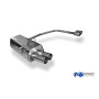 Silencieux arrière duplex sport 100% inox 2x76mm type 10 FOX EXHAUST SYSTEMS pour BMW 316/318/320/323/325/328 TYPE E36