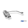 Silencieux arrière duplex sport 100% inox 2x76mm type 13 FOX EXHAUST SYSTEMS pour BMW 316/318/320/323/325/328 TYPE E36