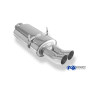 Silencieux arrière sport 100% inox 2x76mm type 18 (DTM) FOX EXHAUST SYSTEMS pour BMW 318is TYPE E36