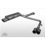 Silencieux arrière duplex sport 100% inox 2x76mm type 10 FOX EXHAUST SYSTEMS pour BMW M3 TYPE E36