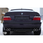 Silencieux arrière duplex sport 100% inox 2x76mm type 13 FOX EXHAUST SYSTEMS pour BMW M3 TYPE E36