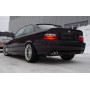 Silencieux arrière duplex sport 100% inox 2x76mm type 13 FOX EXHAUST SYSTEMS pour BMW M3 TYPE E36