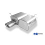 Silencieux arrière sport 100% inox 1x135x80mm type 53 FOX EXHAUST SYSTEMS pour BMW 316ti/318ti/325ti TYPE E46