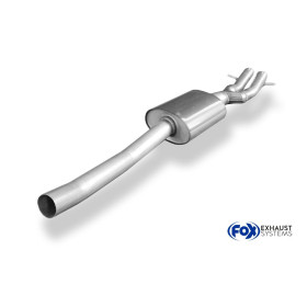 Silencieux intermédiaire sport 100% inox FOX EXHAUST SYSTEMS pour BMW 325ti TYPE E46