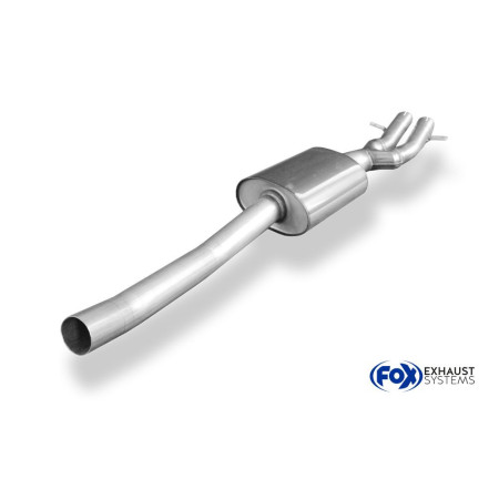 Silencieux intermédiaire sport 100% inox FOX EXHAUST SYSTEMS pour BMW 325ti TYPE E46