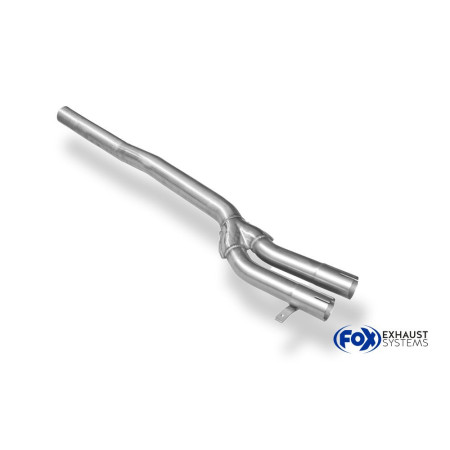 Tube de remplacement de silencieux intermédiaire 100% inox FOX EXHAUST SYSTEMS pour BMW 325ti TYPE E46