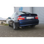 Silencieux arrière sport 100% inox 2x76mm type 10 FOX EXHAUST SYSTEMS pour BMW 320/323/328 TYPE E46 (1998-2000)