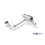 Silencieux arrière duplex sport 100% inox 2x76mm type 13 FOX EXHAUST SYSTEMS pour BMW 320/323/328 TYPE E46 (1998-2000)
