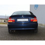Silencieux arrière sport 100% inox 2x76mm type 10 FOX EXHAUST SYSTEMS pour BMW 320/323/325/328/330 TYPE E46
