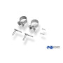 Silencieux arrière sport 100% inox 2x76mm type 13 FOX EXHAUST SYSTEMS pour BMW 320/323/325/328/330 TYPE E46