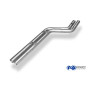 Tube de remplacement de silencieux avant sport 100% inox FOX EXHAUST SYSTEMS pour BMW 320/323/325/328/330 TYPE E46