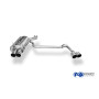 Silencieux arrière duplex sport 100% inox 2x90mm type 14 FOX EXHAUST SYSTEMS pour BMW 320/323/325/328/330 TYPE E46
