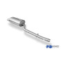 Silencieux arrière sport 100% inox 2x76mm type 10 FOX EXHAUST SYSTEMS pour BMW 320D TYPE E46
