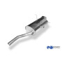 Silencieux arrière sport 100% inox 1x135x80mm type 53 FOX EXHAUST SYSTEMS pour BMW 316/318 TYPE E46