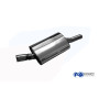 Silencieux avant sport 100% inox FOX EXHAUST SYSTEMS pour BMW 316/318 TYPE E46