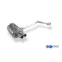 Silencieux arrière duplex sport 100% inox 2x70mm type 10 FOX EXHAUST SYSTEMS pour BMW 330D/330XD TYPE E46