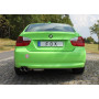 Silencieux arrière sport 100% inox 2x80mm type 24 FOX EXHAUST SYSTEMS pour BMW 325i (N53) TYPE E90/E91