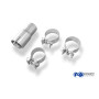 Silencieux arrière sport 100% inox 2x76mm type 25 FOX EXHAUST SYSTEMS pour BMW 320d TYPE E90/E91/E92