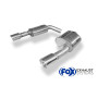 Silencieux arrière duplex sport 100% inox 1x90mm type 17 FOX EXHAUST SYSTEMS pour BMW 335i/335d TYPE E90/E91/E92/E93