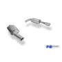 Silencieux arrière duplex sport 100% inox 1x90mm type 25 FOX EXHAUST SYSTEMS pour BMW 335i/335d TYPE E90/E91/E92/E93